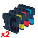 2 sets of 4 cartridges (LC1280XL)